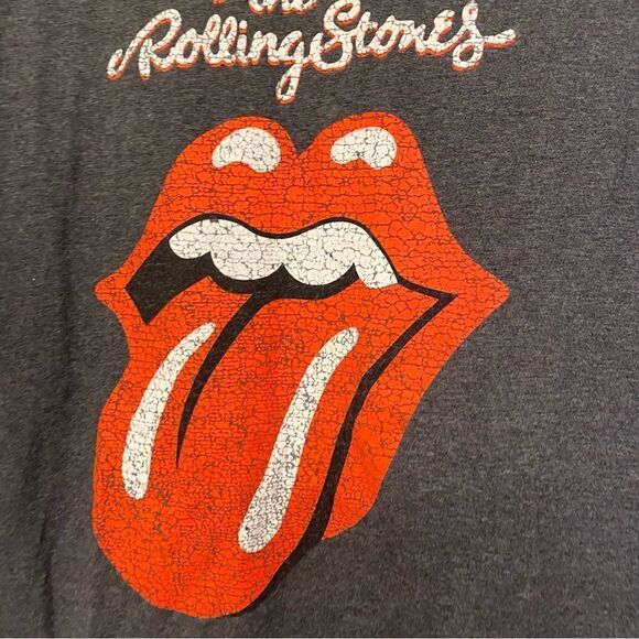 The Rolling Stones T Shirt Gray Graphic Band T-Shirt unisex concert tee XL - Picture 5 of 8